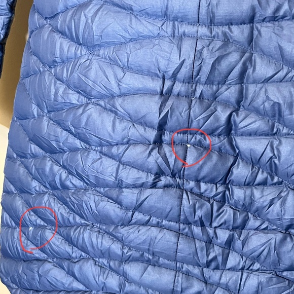 Patagonia Fiona Parka Insulated Down Jacket - Women's Size M - Blue - Picture 11 of 15